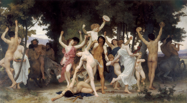  阿道夫·布格罗 Adolphe Bouguereau —— 青年酒神